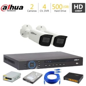 2 FHD CCTV Camera Package – Dahua