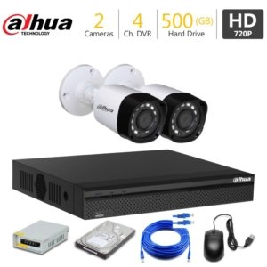 2 HD CCTV Cameras Package – Dahua