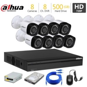 Dahua 8 HD CCTV Camera Package – 720p System with Simplified Setup & Free Installation