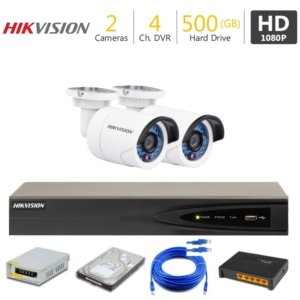 2 FHD CCTV Camera Package – HIKVISION