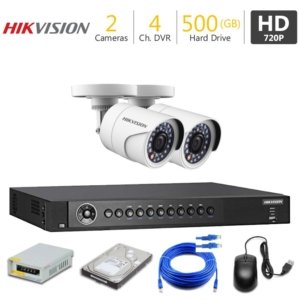 2 HD CCTV Cameras Package – HIKVISION