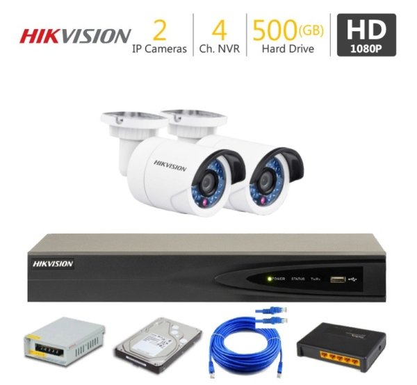 Full HD IP Camera Package – HIKVISION