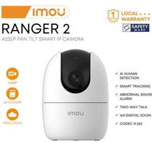WiFi Camera Price in Pakistan – IMOU Ranger 2 (2MP) Indoor Smart Security Camera with 360° AI Tracking